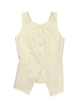 Attersee The Sculpted Vest in Ivory